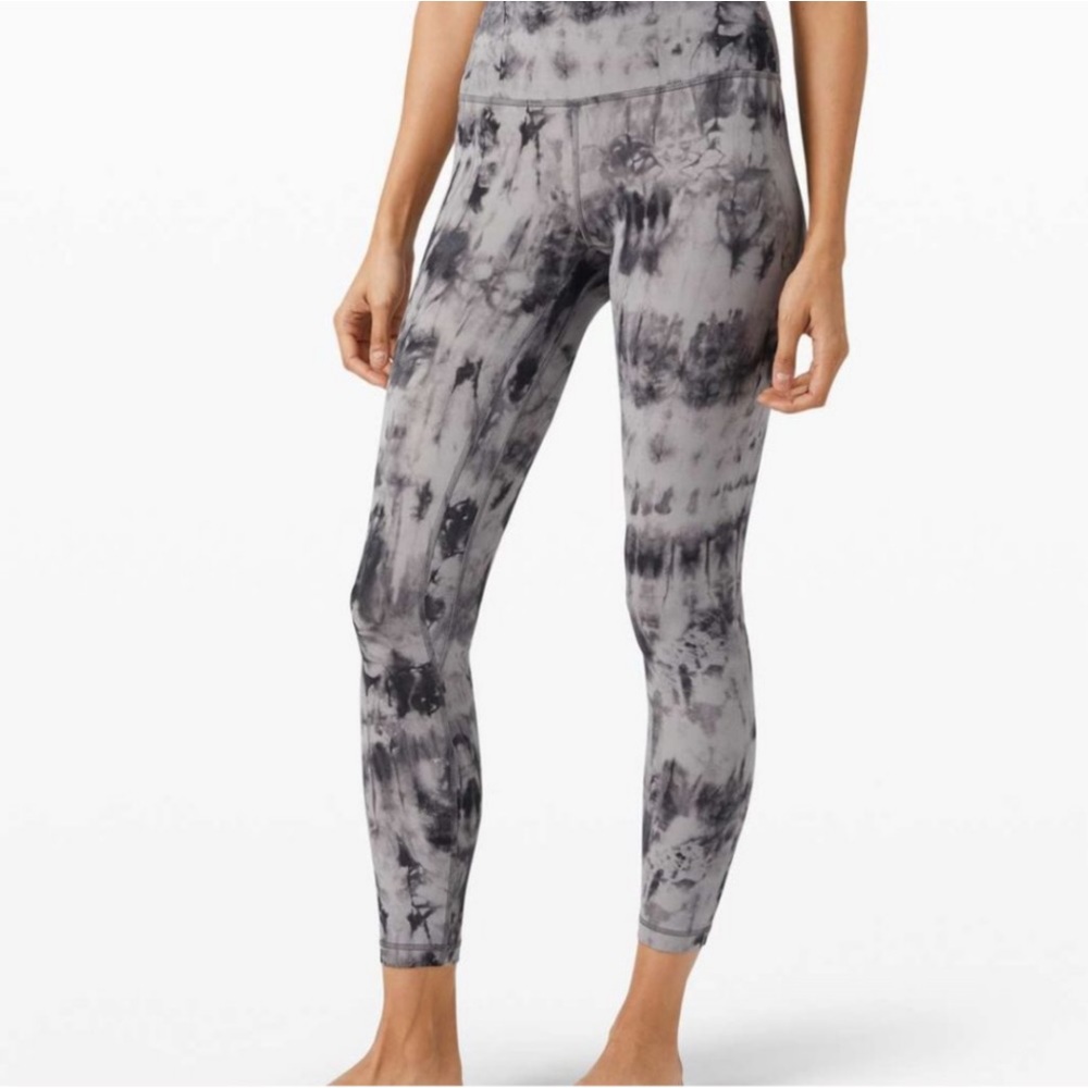 LULULEMON Align Pant II 25" *Game Day Game Day Dark Chrome Black Multi Sz 6